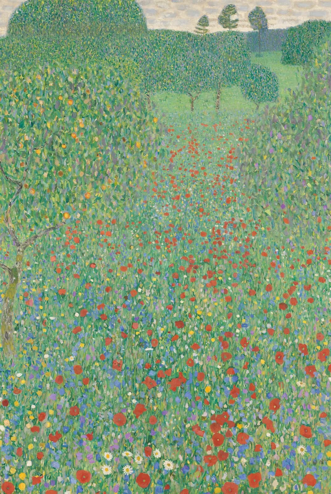 Bloeiende klaprozen – Gustav Klimt