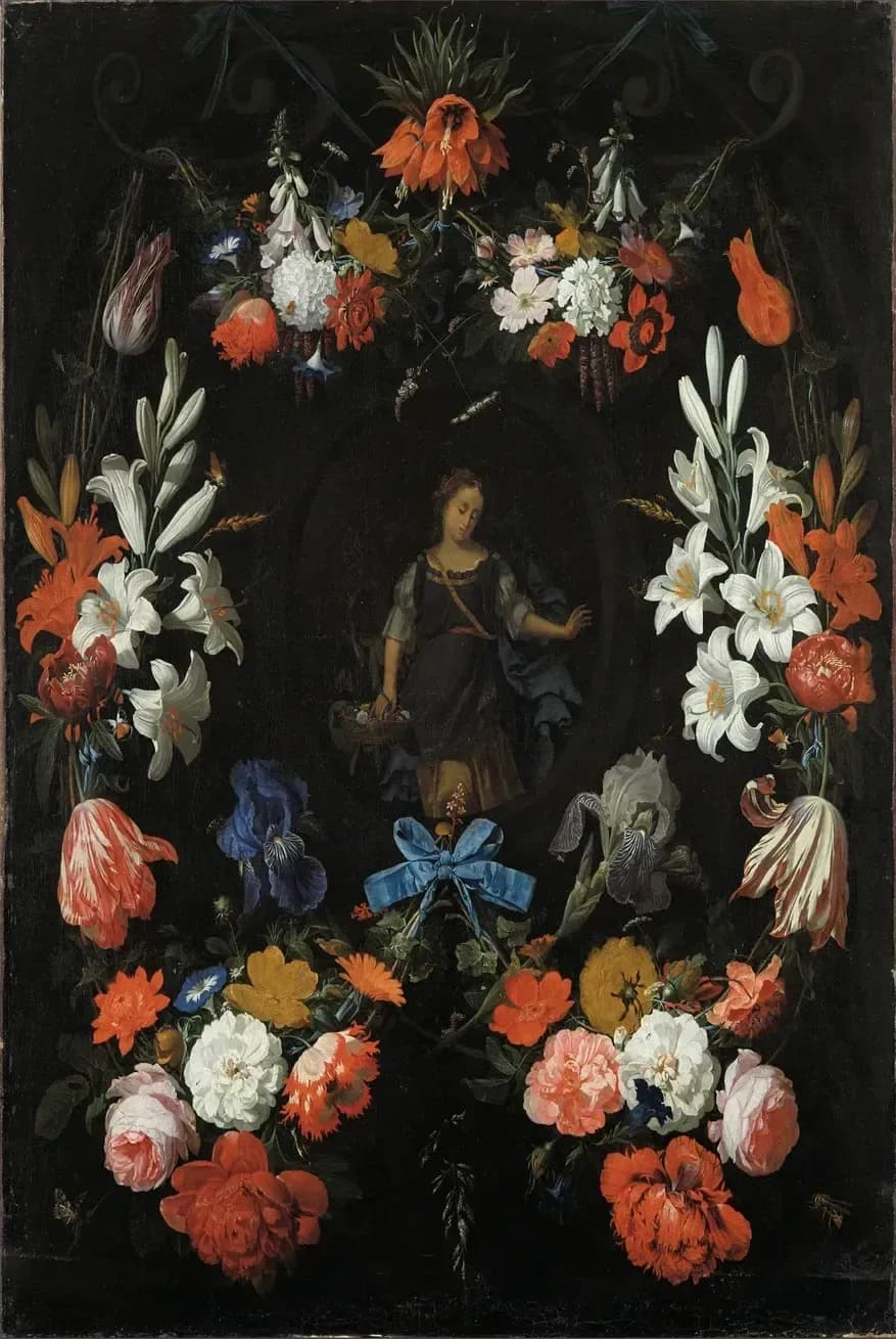 Bloemenslinger – Abraham Mignon
