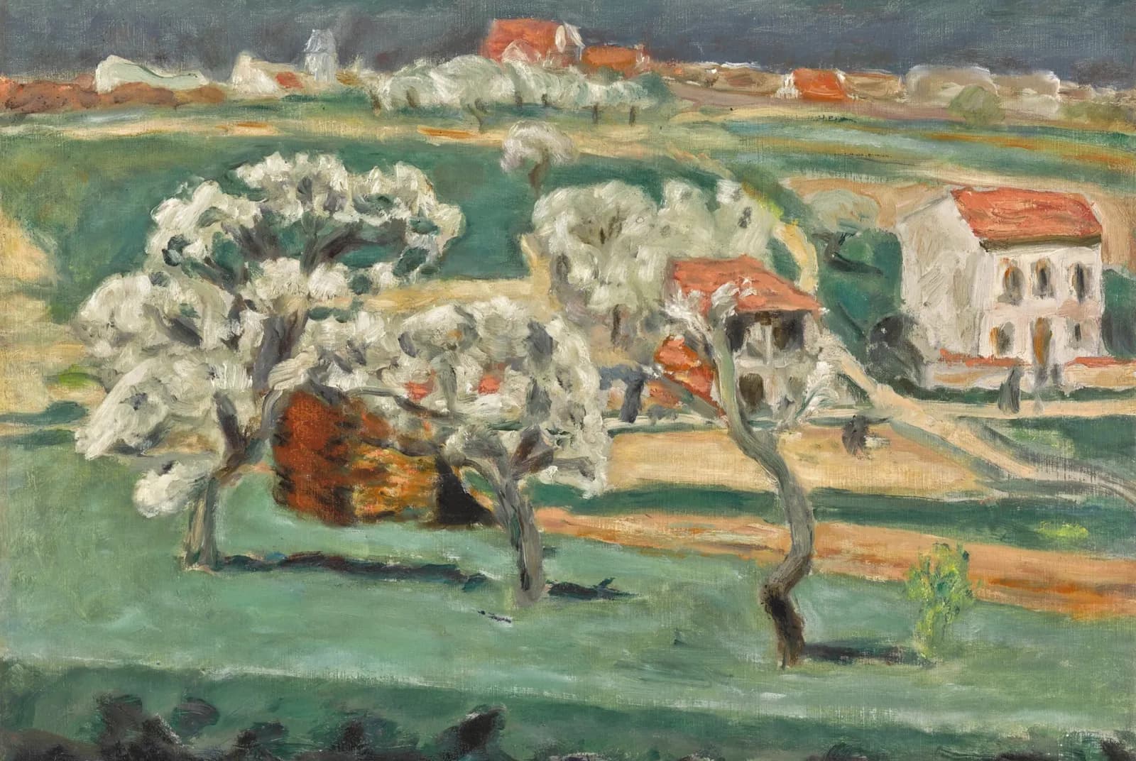 Bloesembomen bij het witte huis – Pierre Bonnard