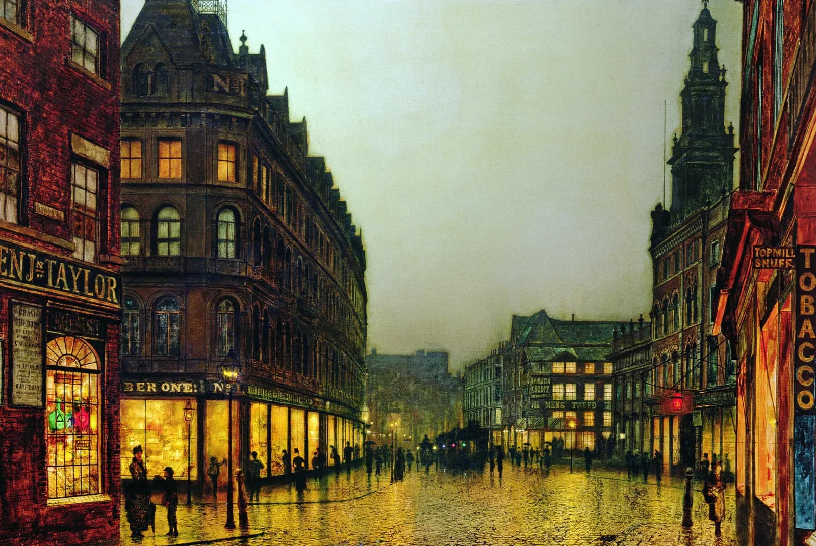 Boar Lane, Leeds – John Atkinson Grimshaw