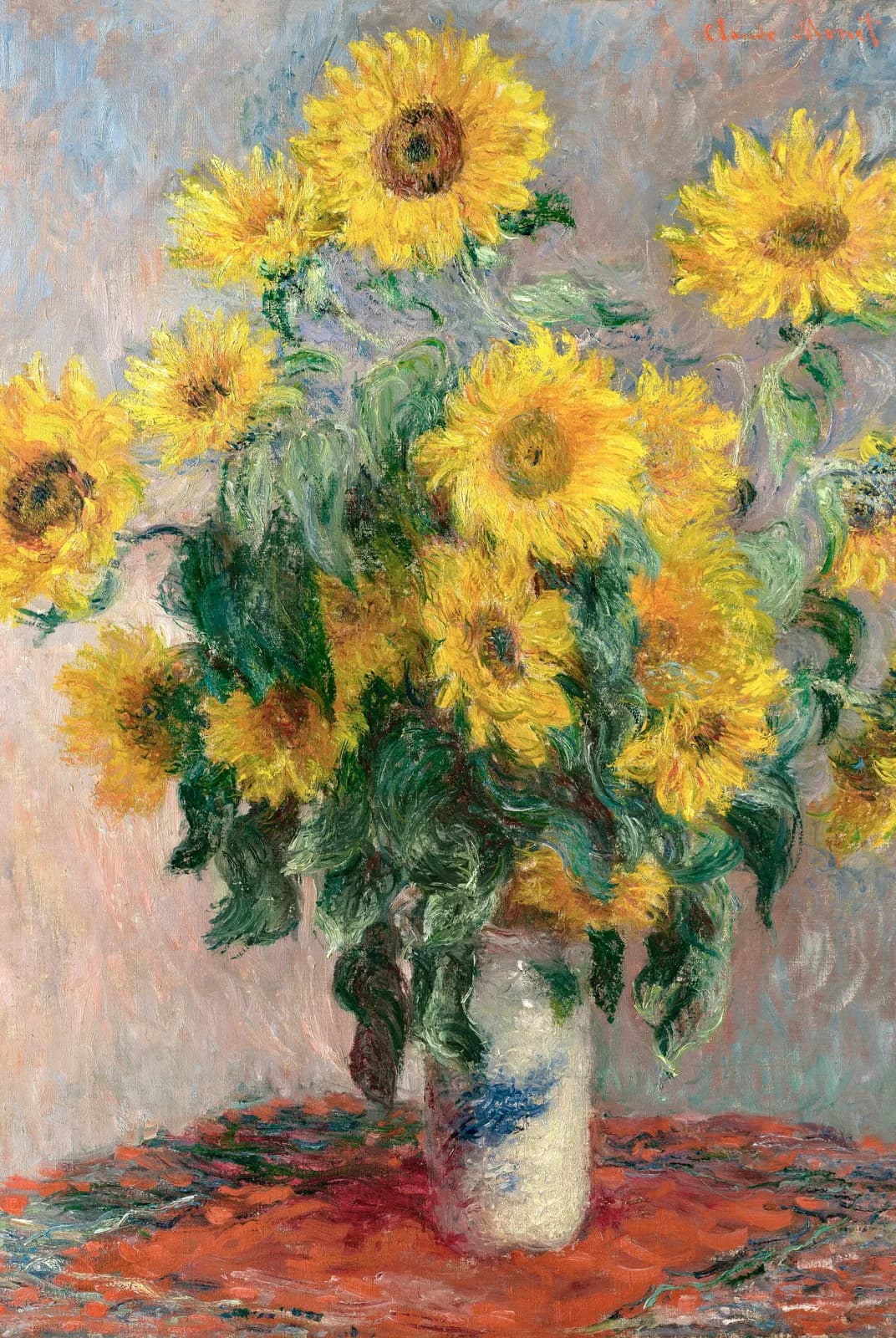 Boeket Zonnebloemen (1881) – Claude Monet