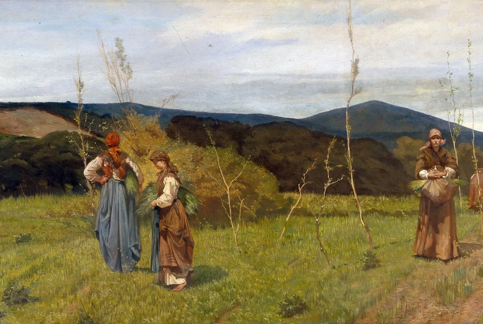Boerinnen bij Antignano, Livorno – Giovanni Fattori