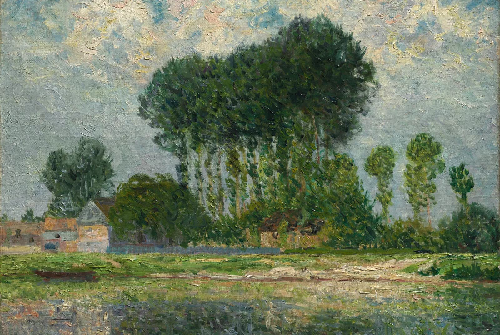 Bomen langs de rivier – Maxime Maufra