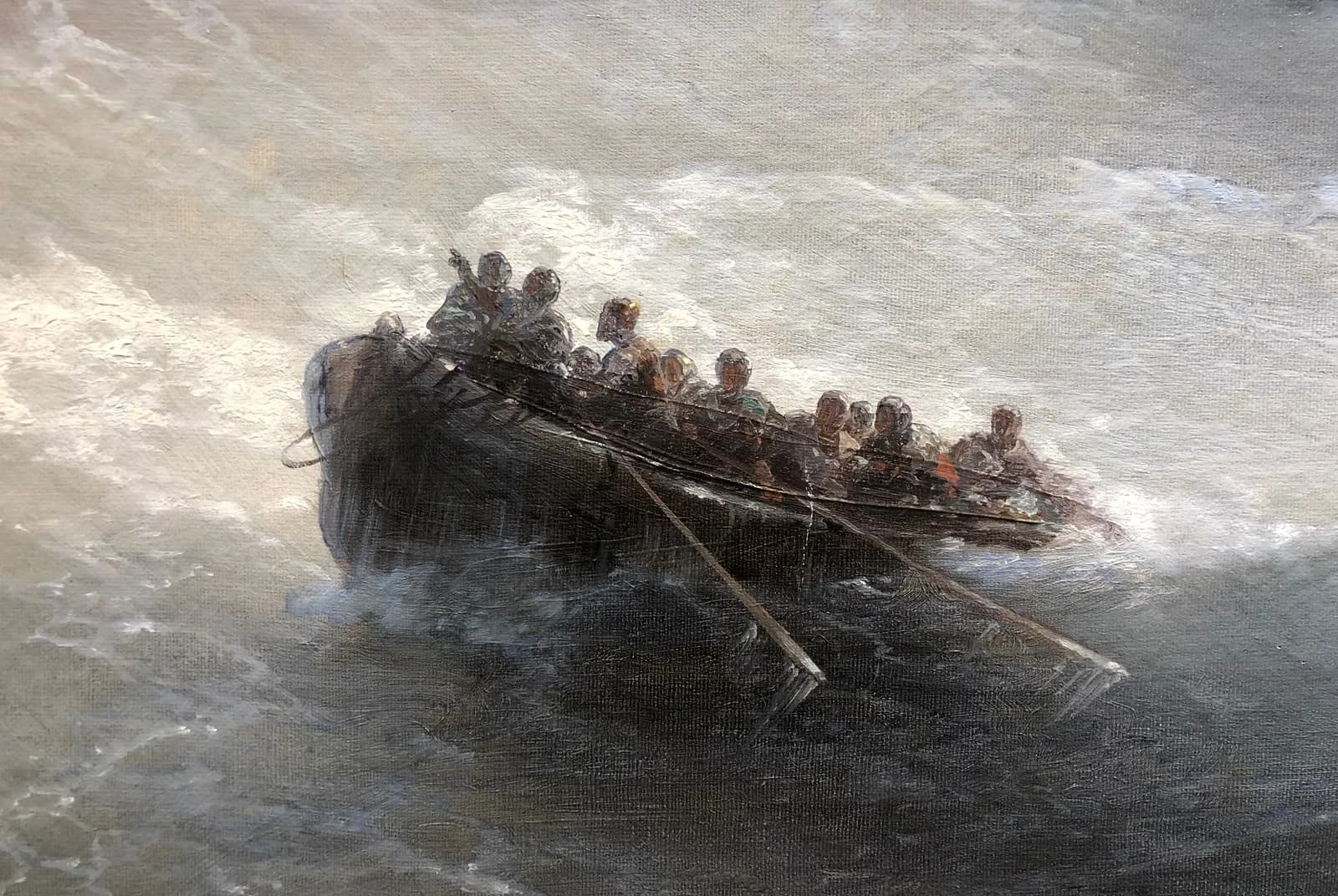 Boot met mensen – Ivan Aivazovsky