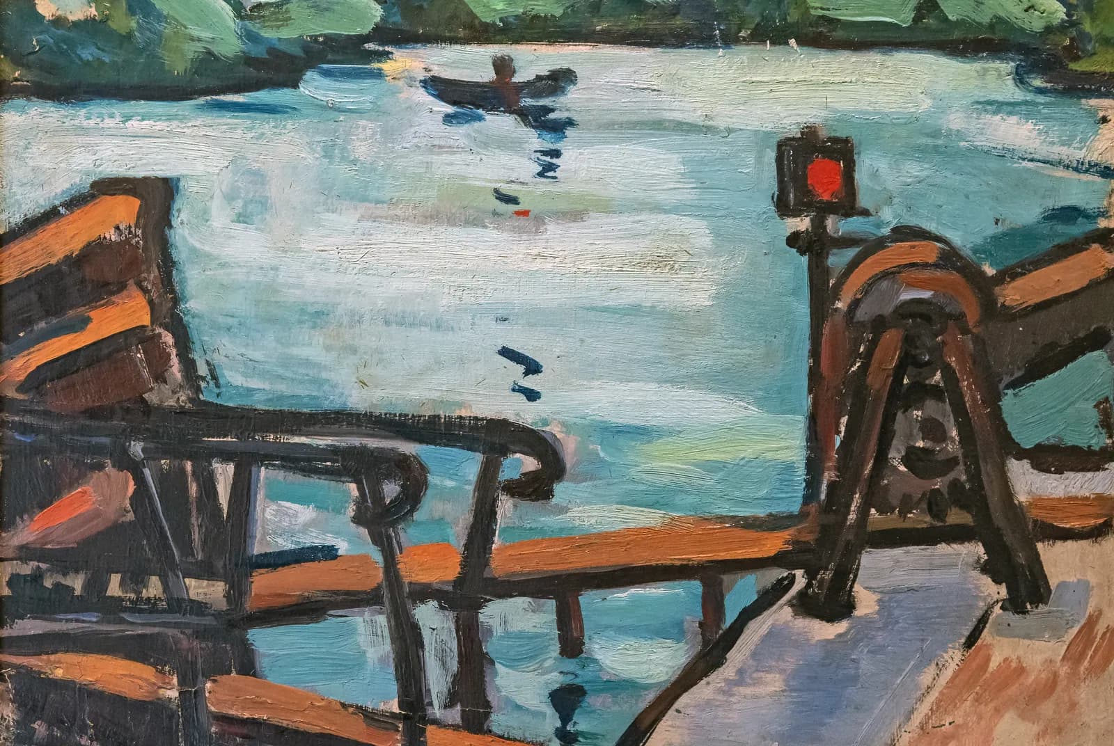 Boot op de rivier – Albert Marquet