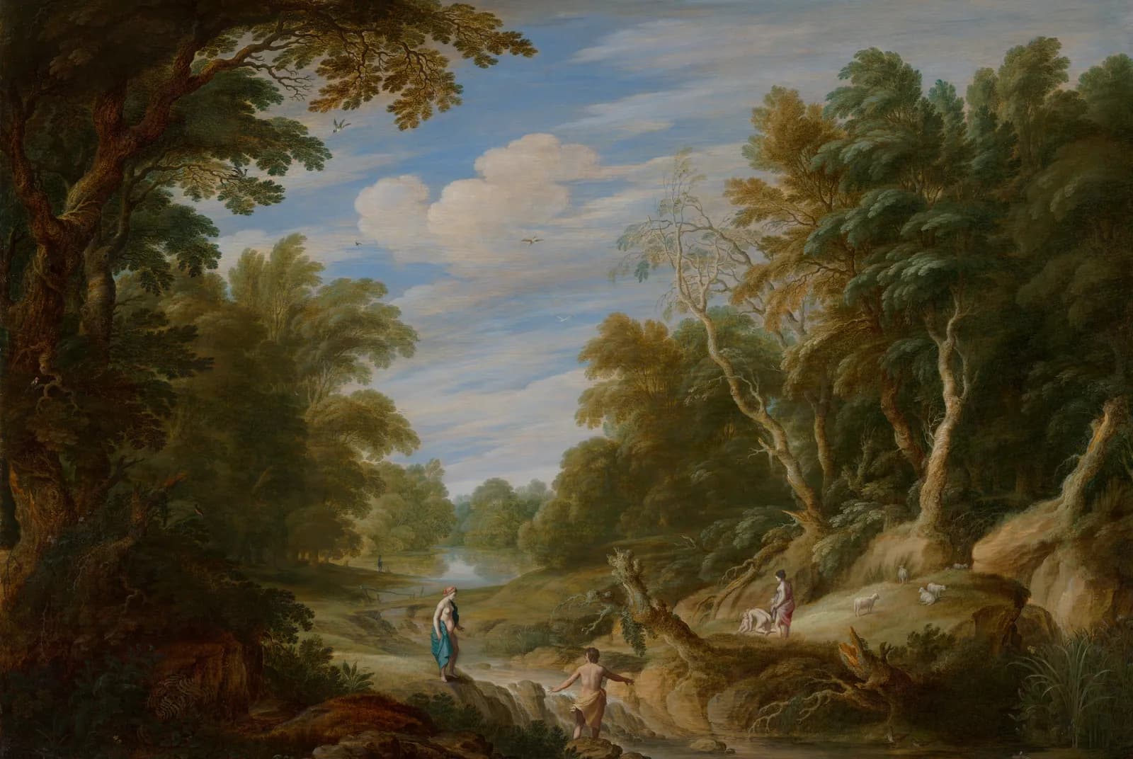 Boslandschap – Alexander Keirincx / Cornelius van Poele