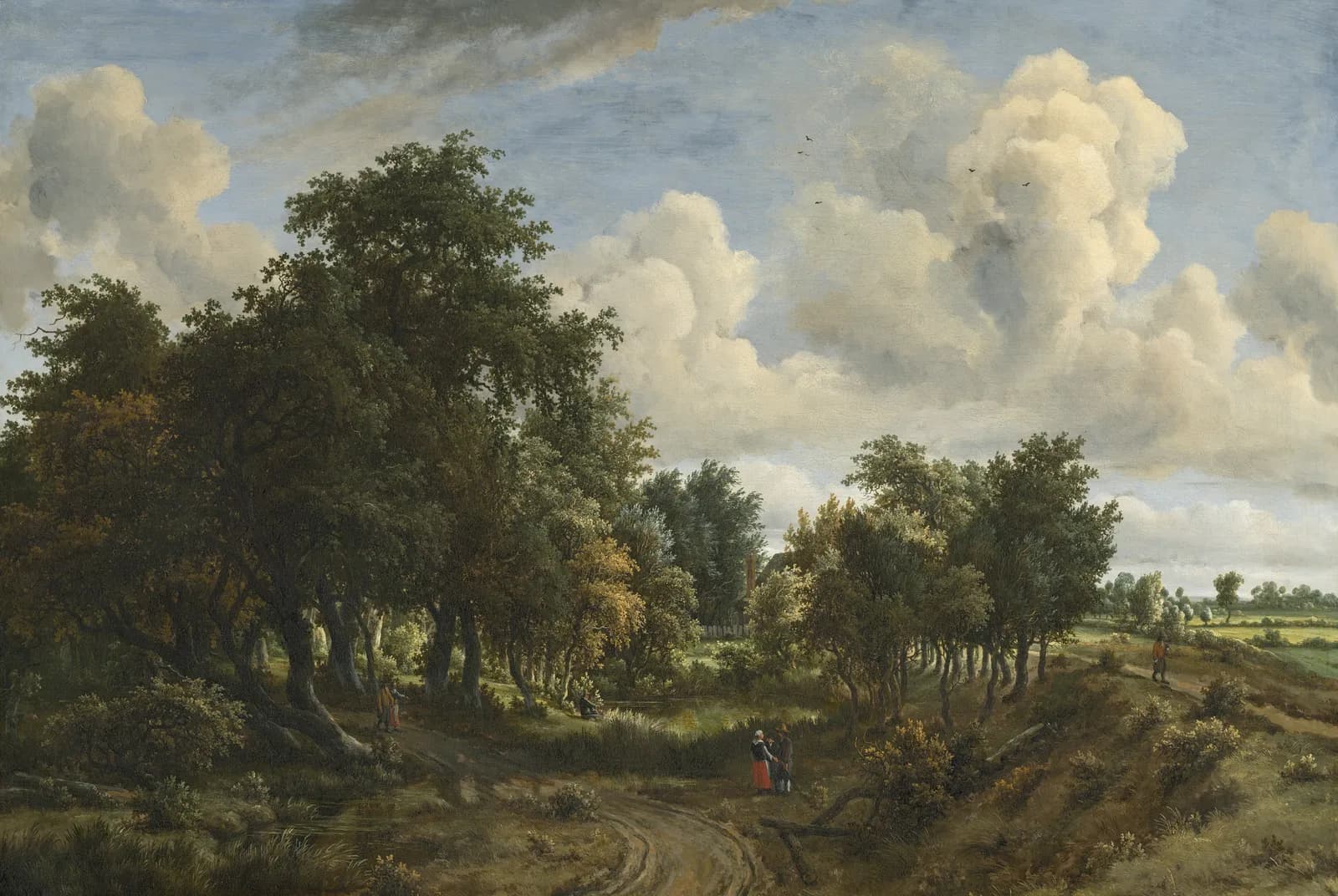 Bosrijk landschap, 1663 – Meindert Hobbema