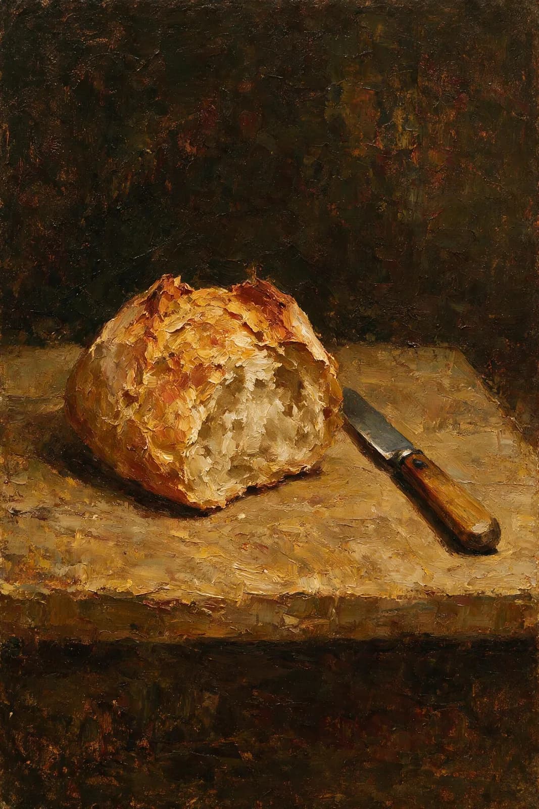 Brood en een mes
