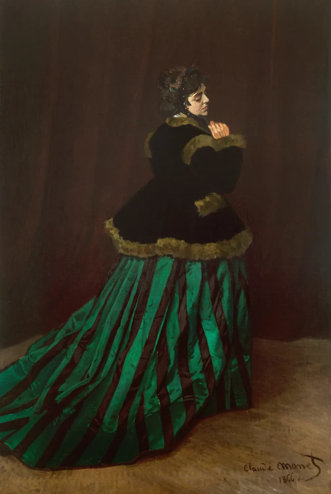 Camille, de vrouw in de groene jurk – Claude Monet