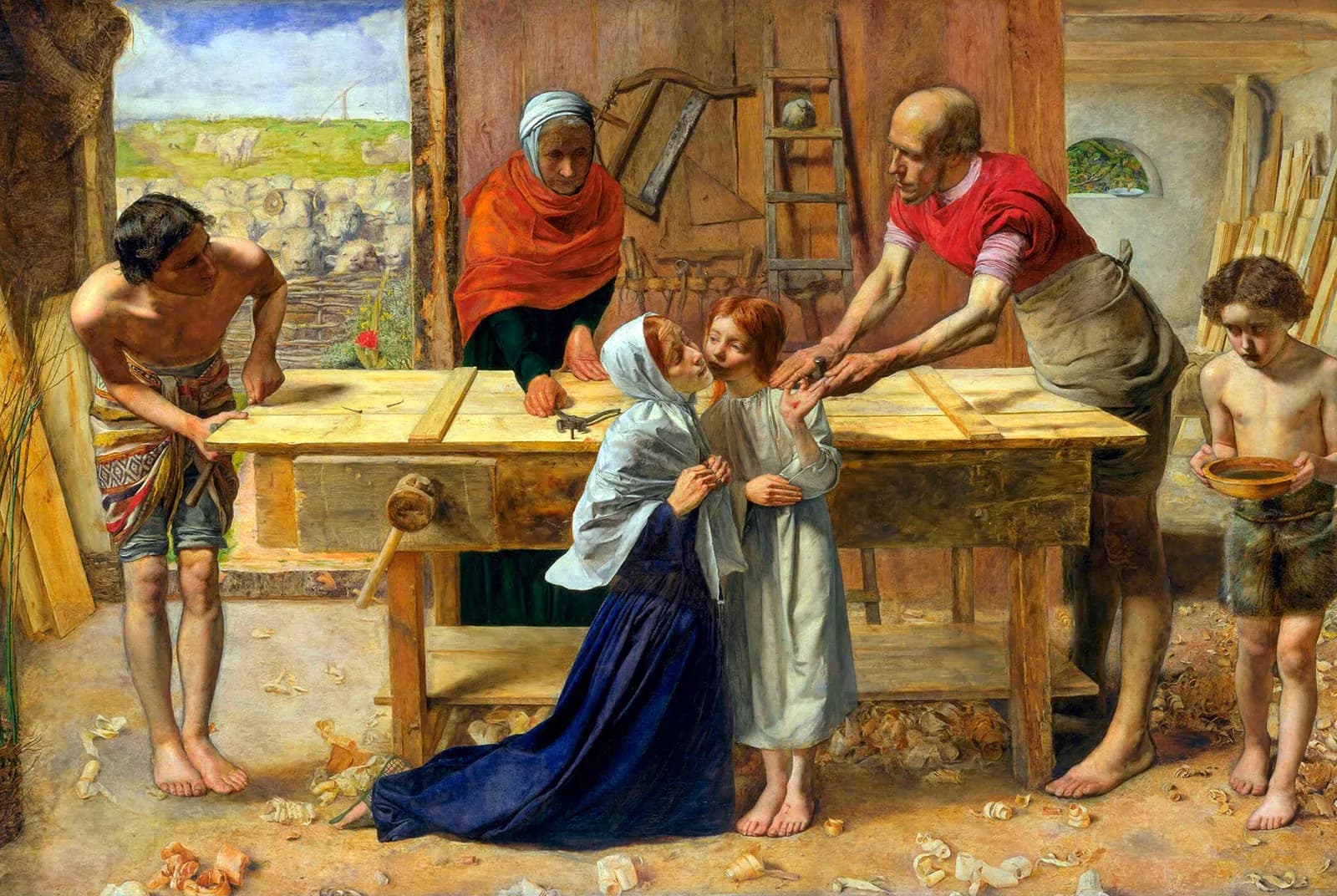 Christ in the House of His Parents – John Everett Millais