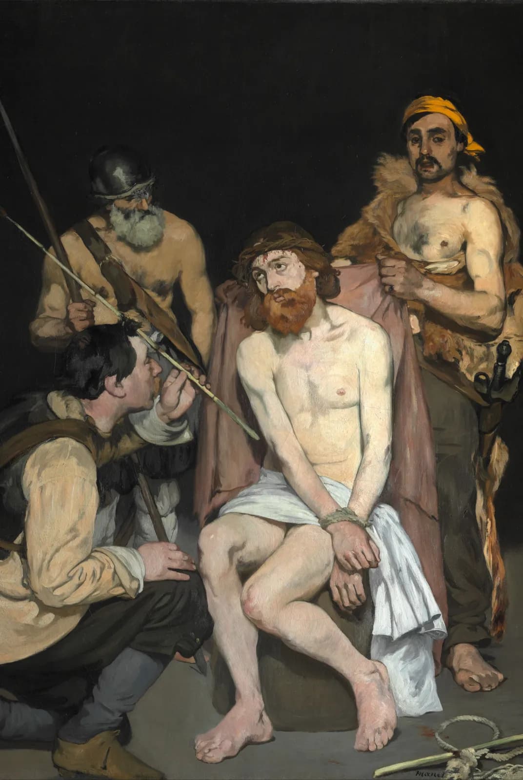 Christus bespot door de soldaten – Édouard Manet