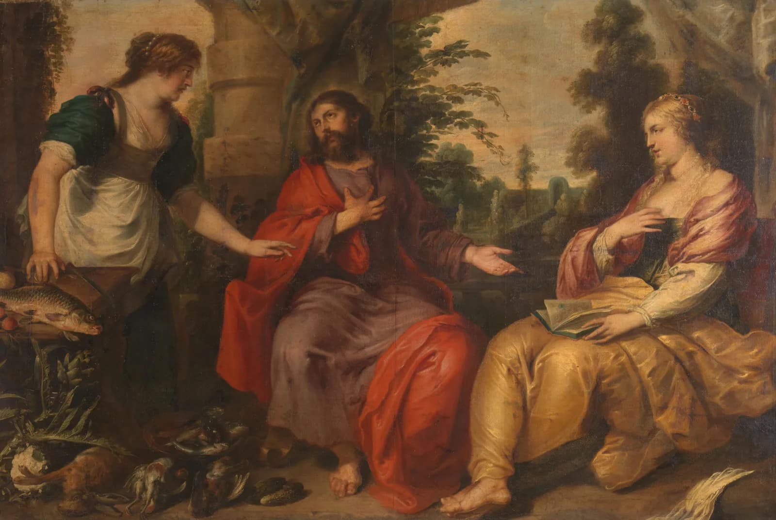 Christus bij Martha en Maria – Adriaenssen
