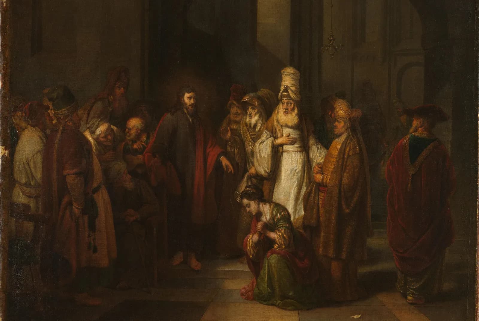 Christus en de overspelige vrouw – Gerbrand van den Eeckhout