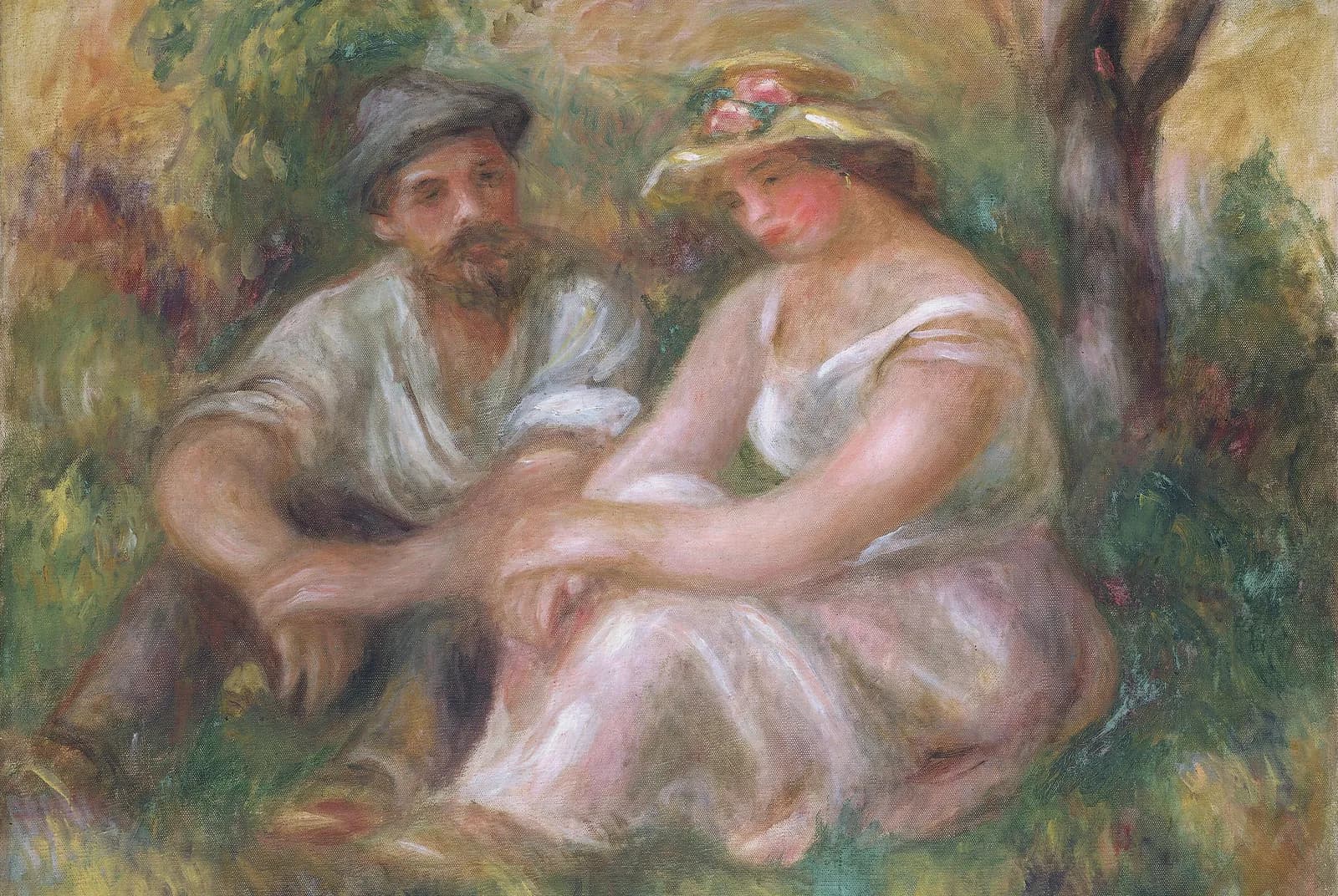 Het gesprek – Pierre-Auguste Renoir