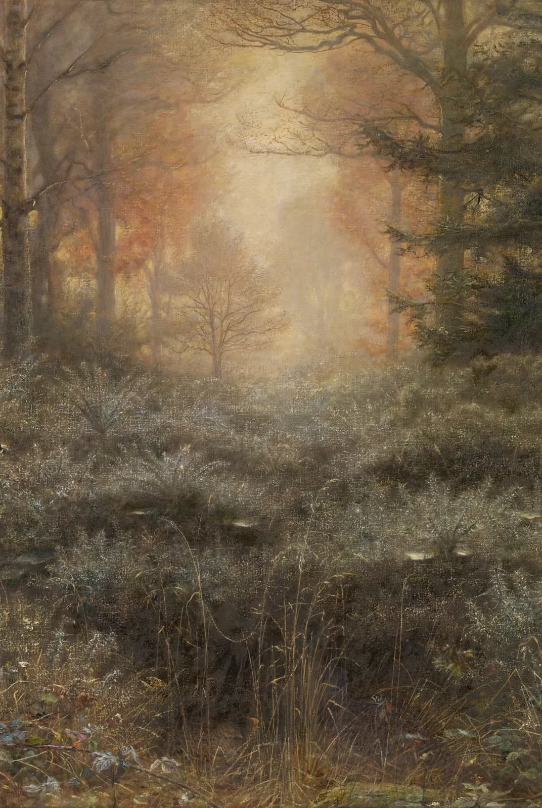 Dauwvochtige gaspeldoorn – John Everett Millais