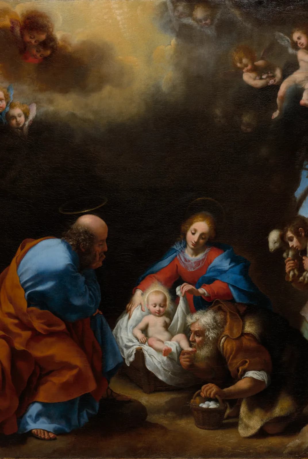 De aanbidding der herders – Carlo Dolci