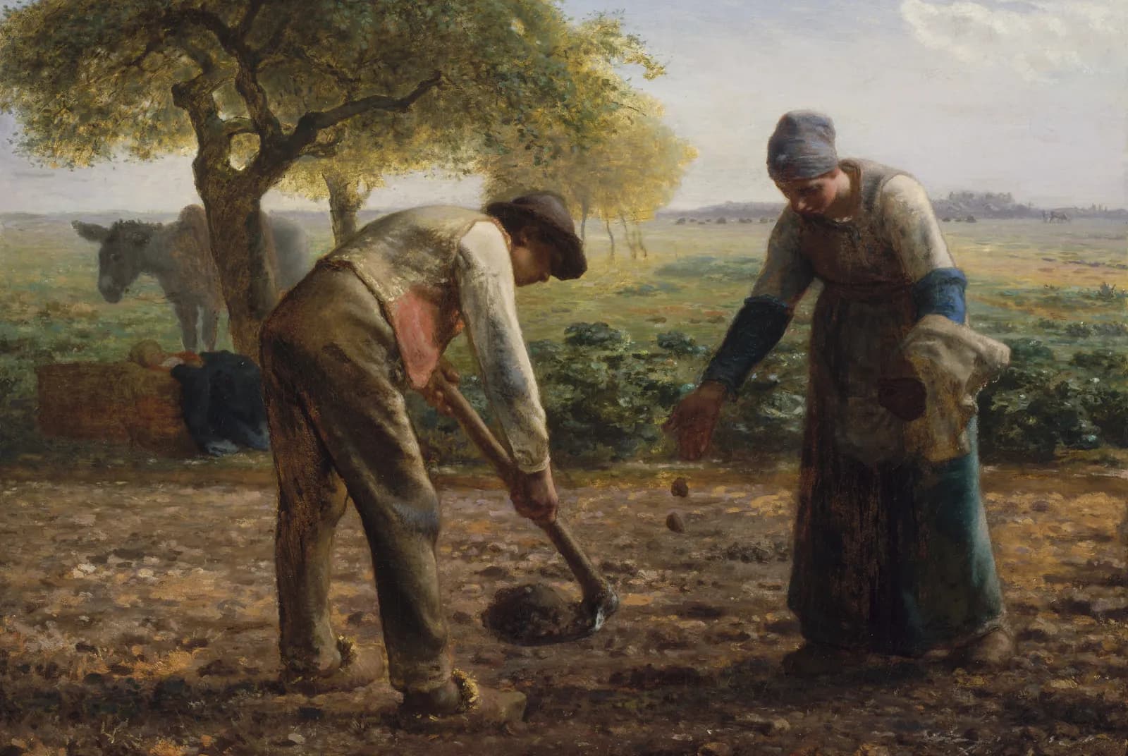De Aardappelplanters – Jean-François Millet
