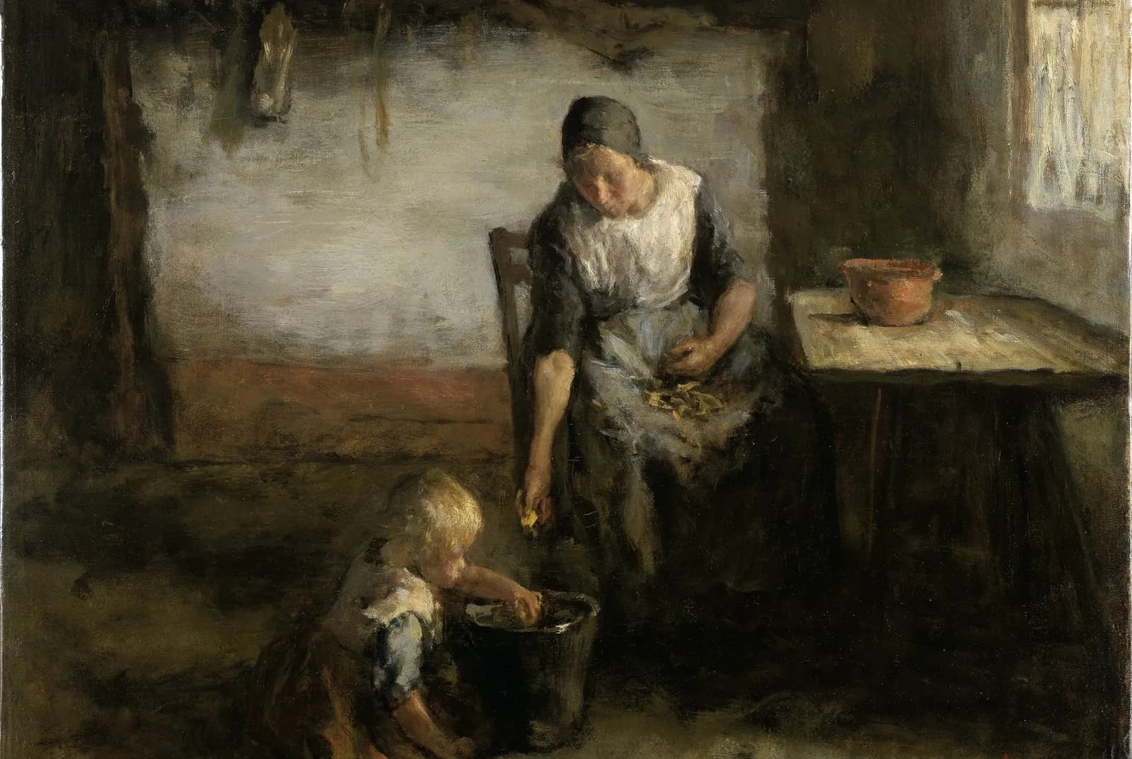 De aardappelschilster – J.H. Kever