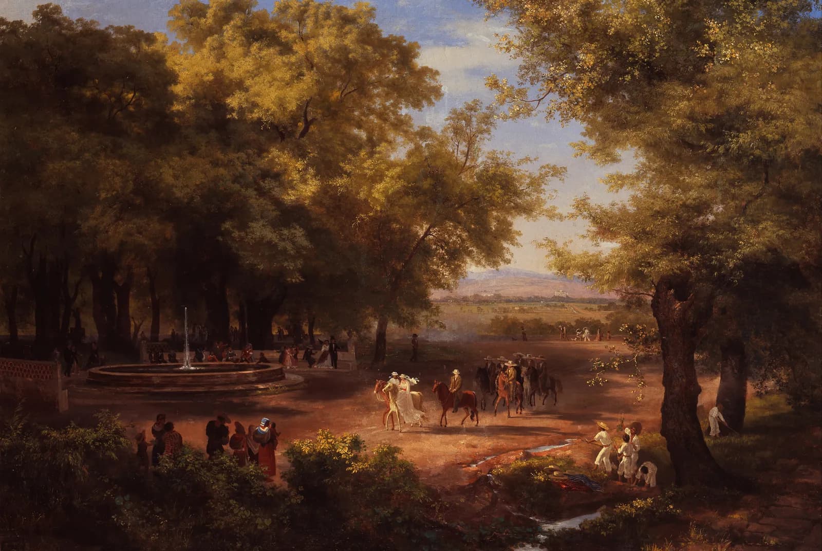 De Alameda in Mexico-Stad – José María Velasco