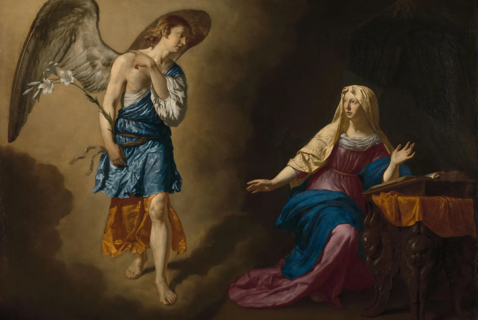 De annunciatie aan Maria – Adriaen van de Velde