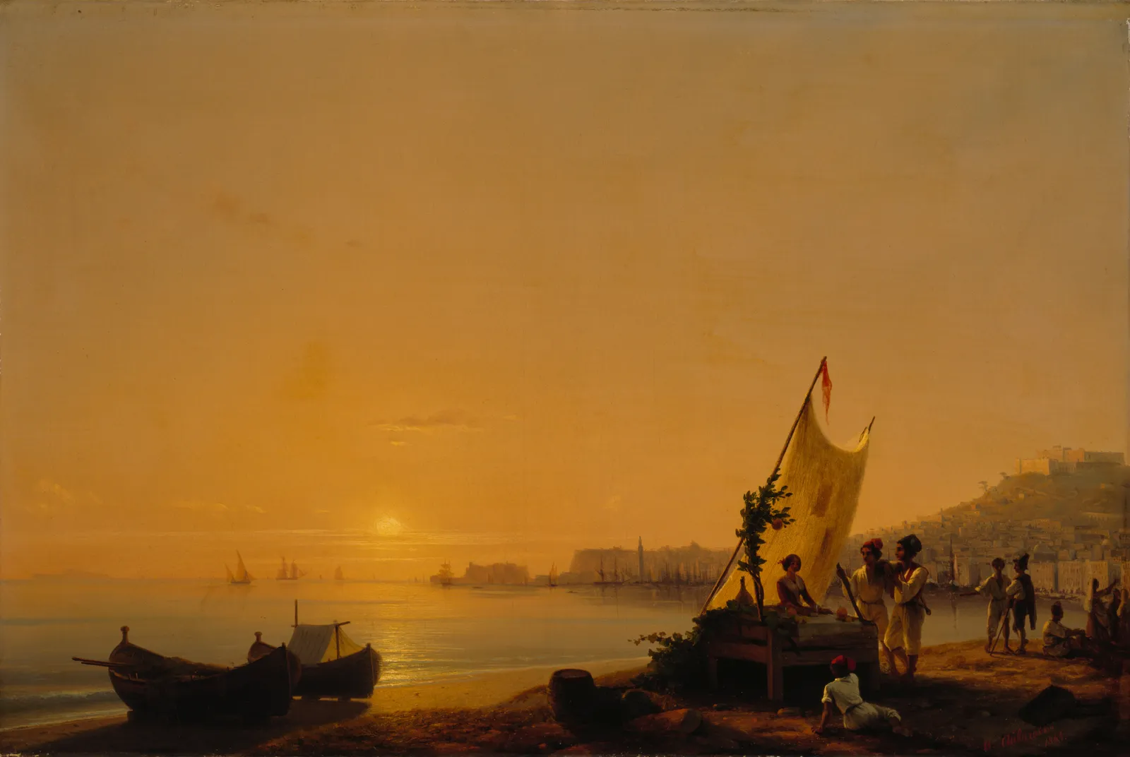 De baai van Napels – Ivan Aivazovsky