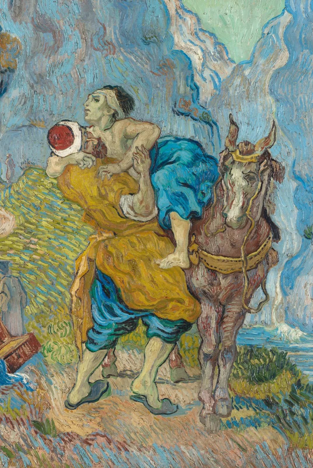 De barmhartige Samaritaan (naar Delacroix) – Vincent van Gogh