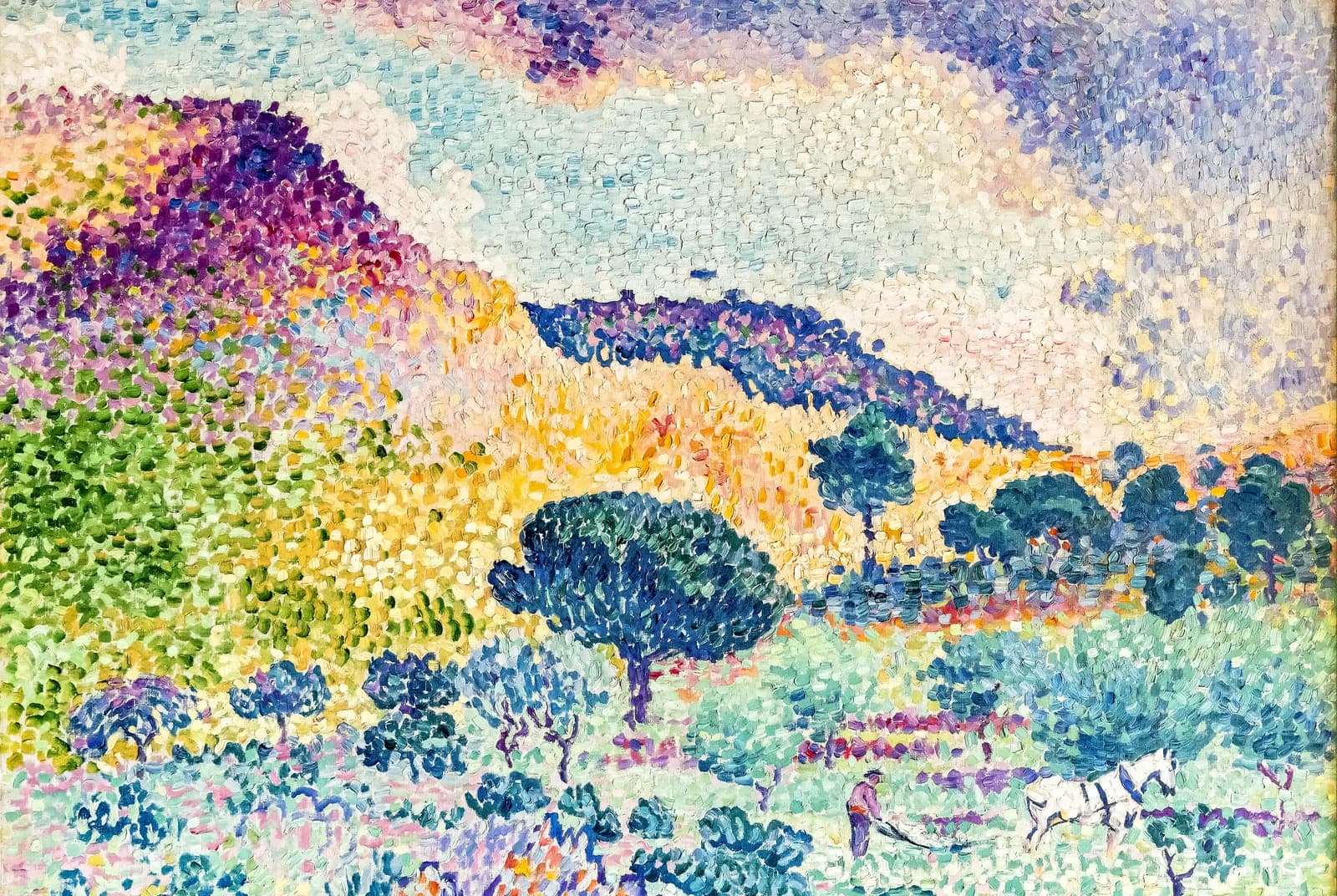 De bergketen van de Maures – Henri-Edmond Cross