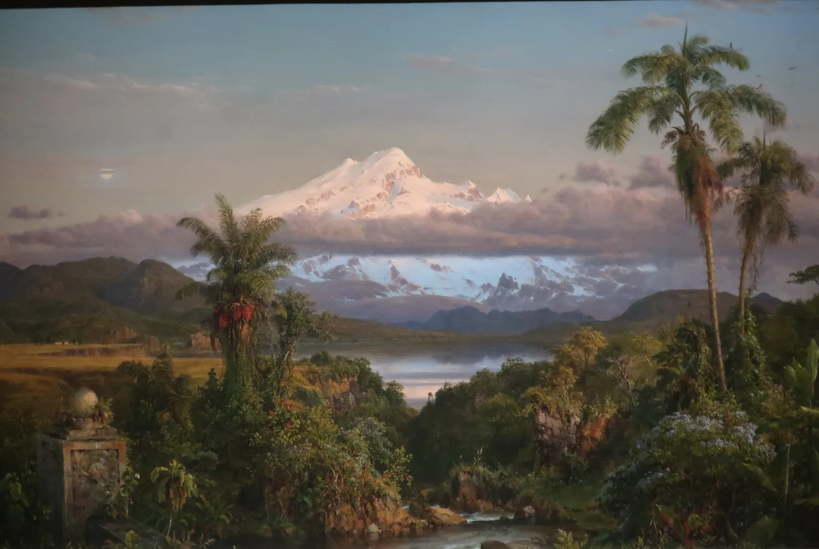 De besneeuwde top van Cayambe – Frederic Edwin Church