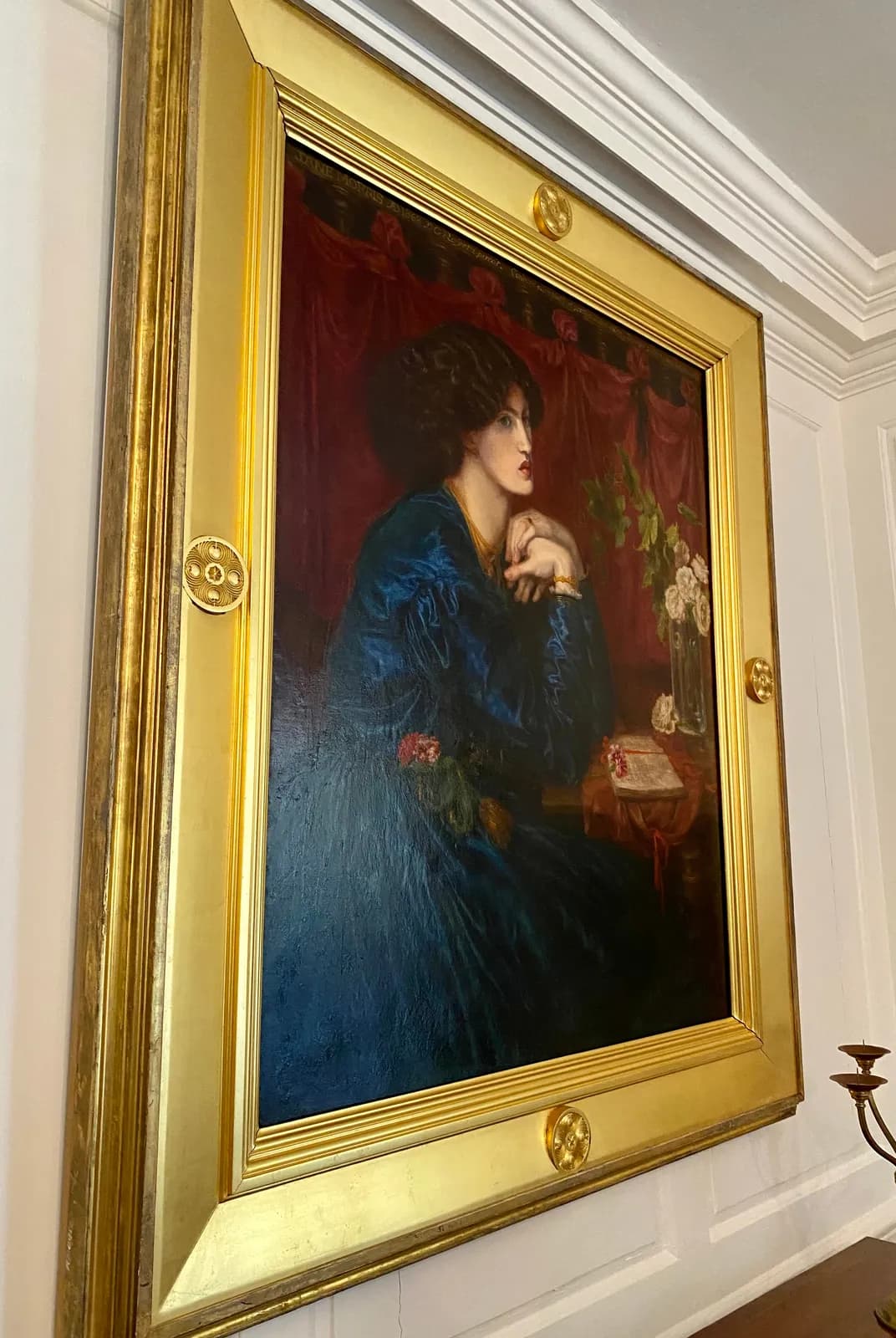De blauwzijden jurk – Dante Gabriel Rossetti