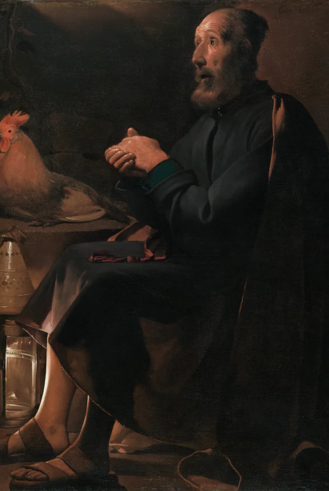 De boetvaardige Petrus – Georges de La Tour