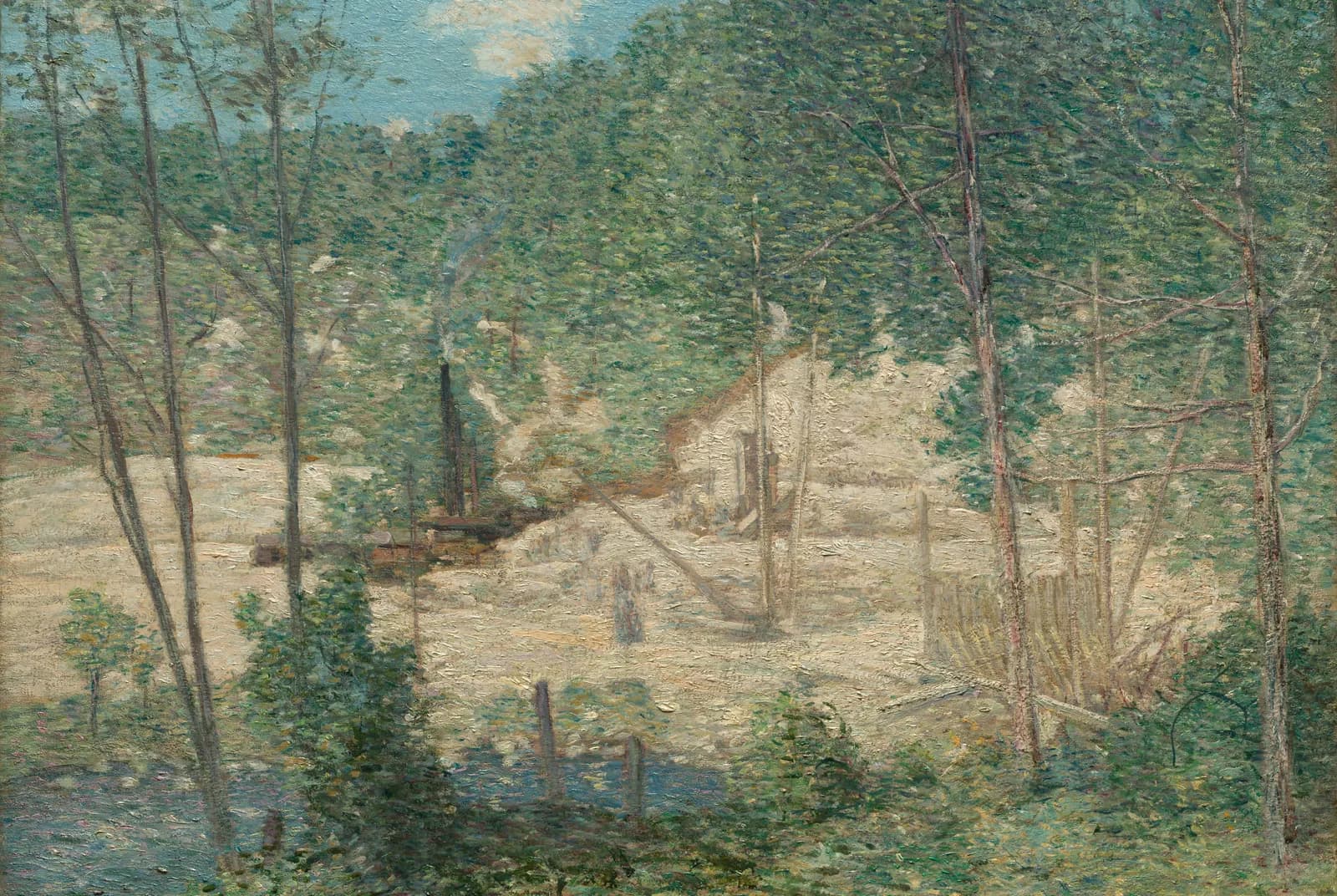 De bouw van de dam – Julian Alden Weir