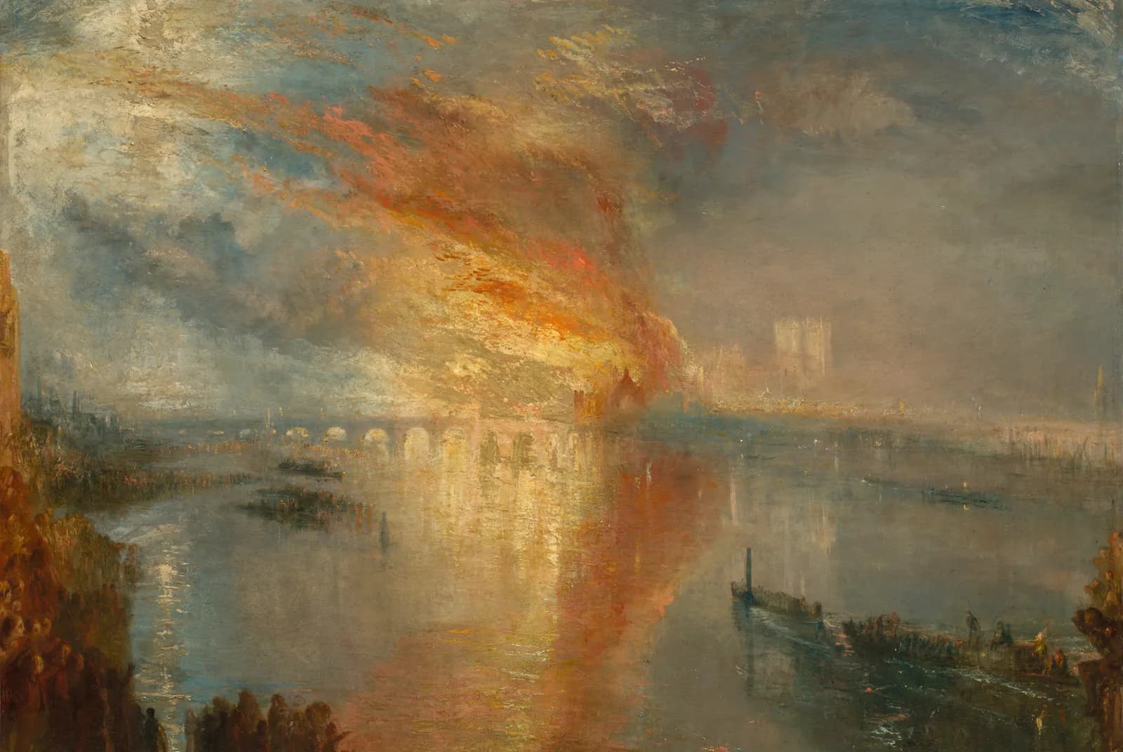 De brand van het parlement – J.M.W. Turner