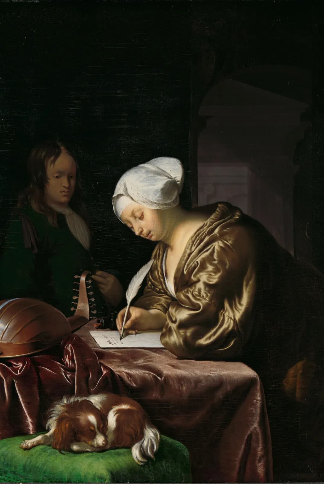 De briefschrijver – Frans van Mieris (de Oude)