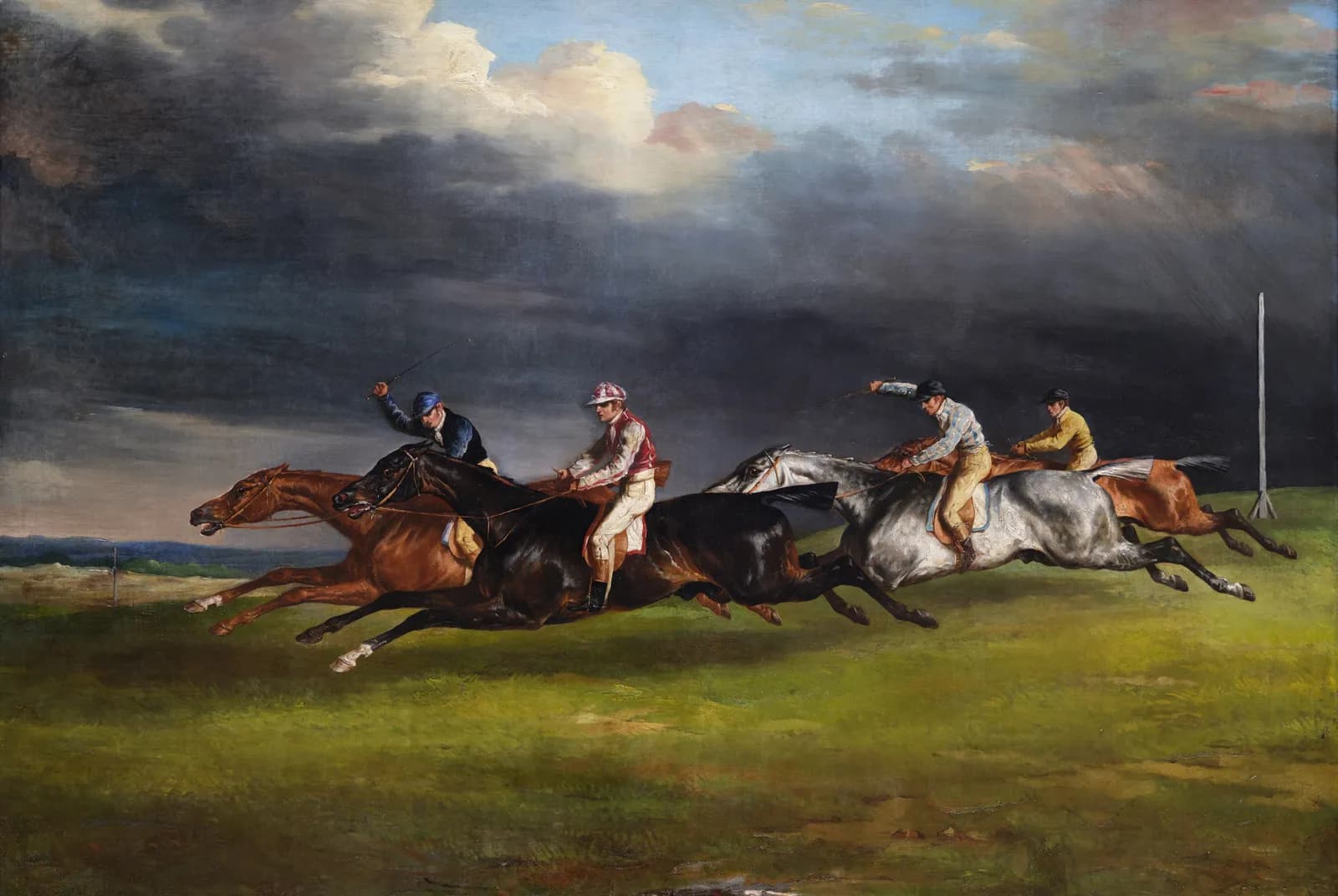 De Derby van Epsom – Théodore Géricault