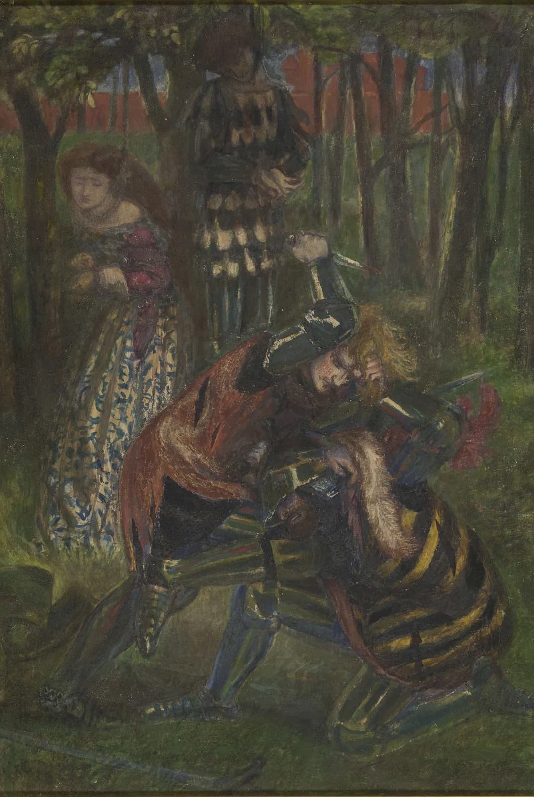 De dood van Breuse sans Pitié – Dante Gabriel Rossetti