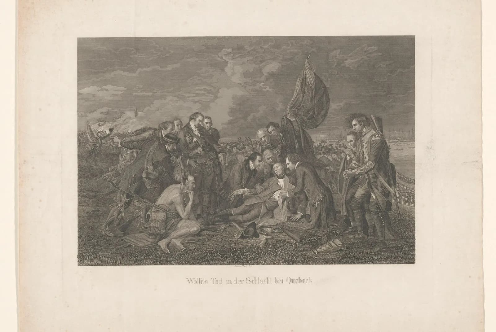 De dood van generaal Wolfe – Benjamin West