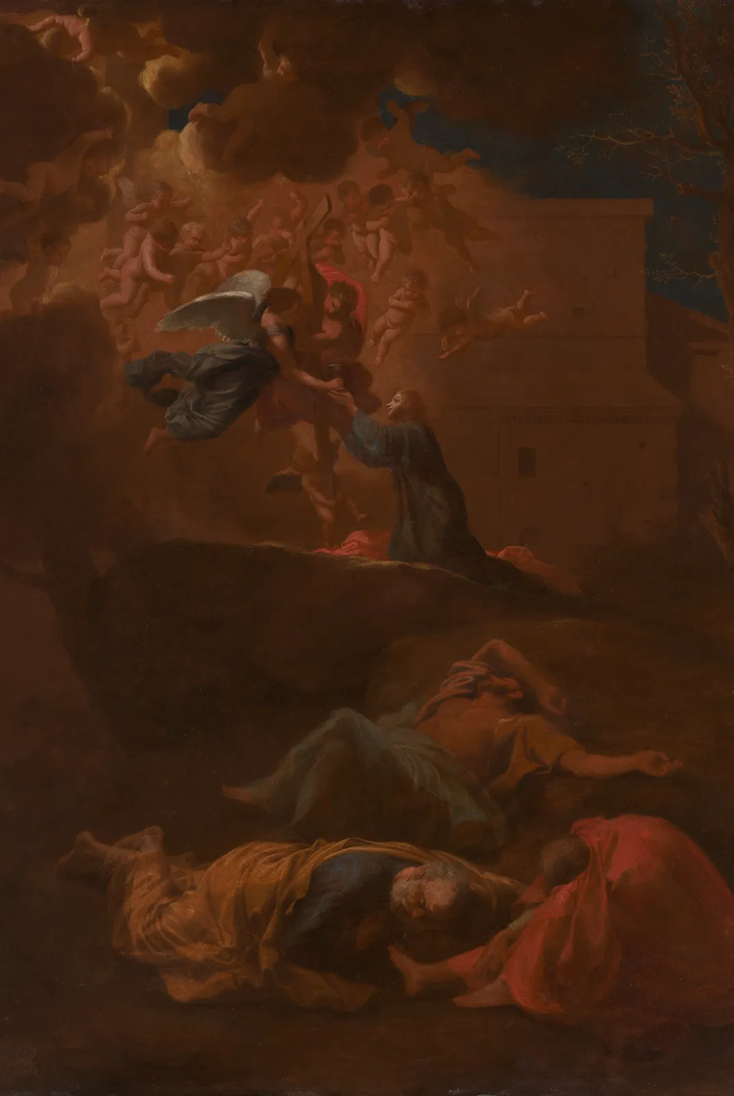 De doodsangst in de hof van Getsemane – Nicolas Poussin