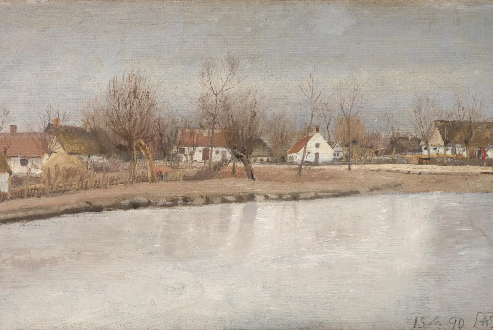 De dorpsvijver in Ring – Laurits Andersen Ring