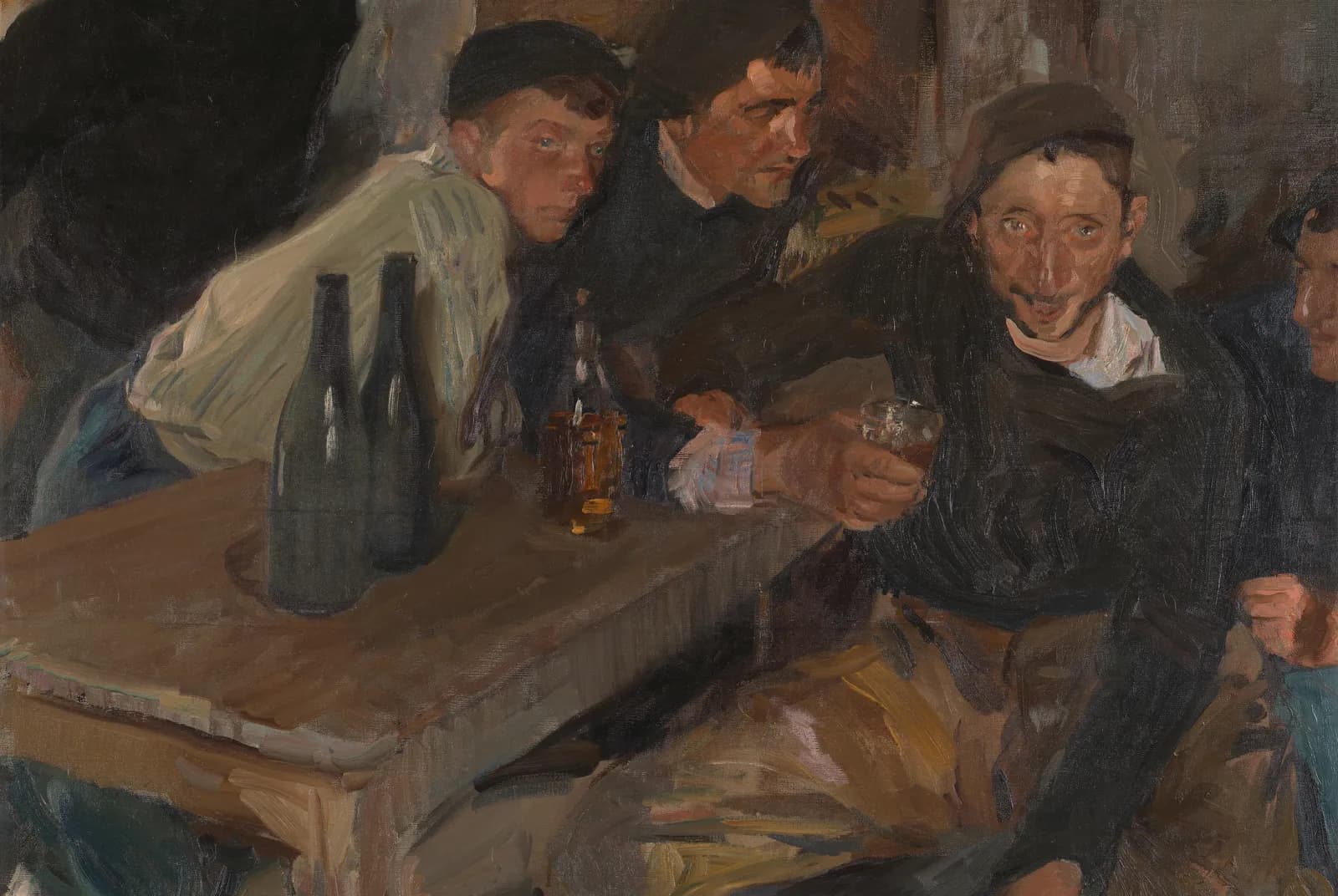 De dronkaard, Zarauz – Joaquín Sorolla
