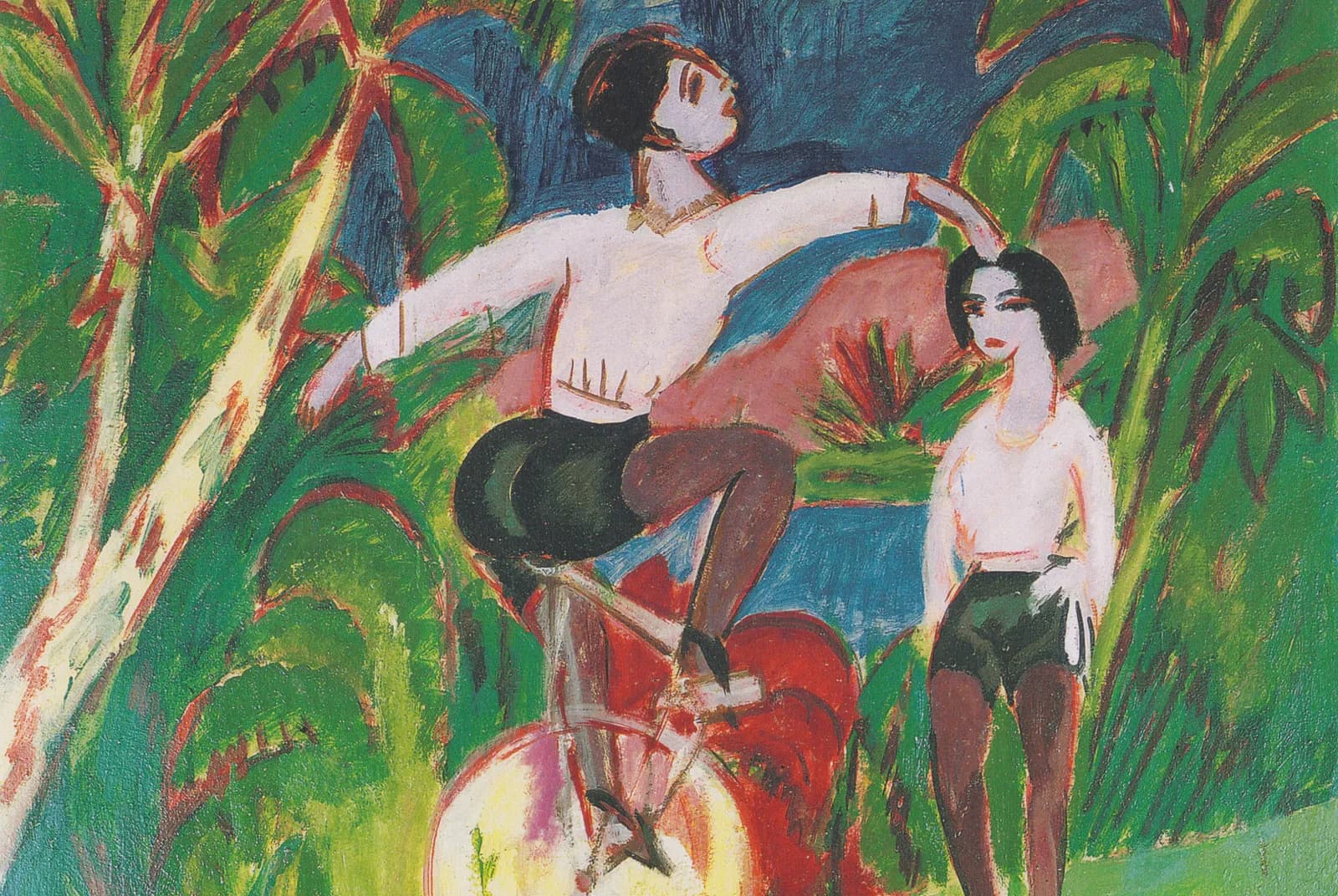 De eenwielrijder – Ernst Ludwig Kirchner