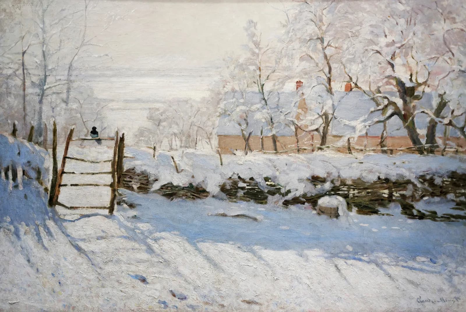 De ekster (1869) – Claude Monet