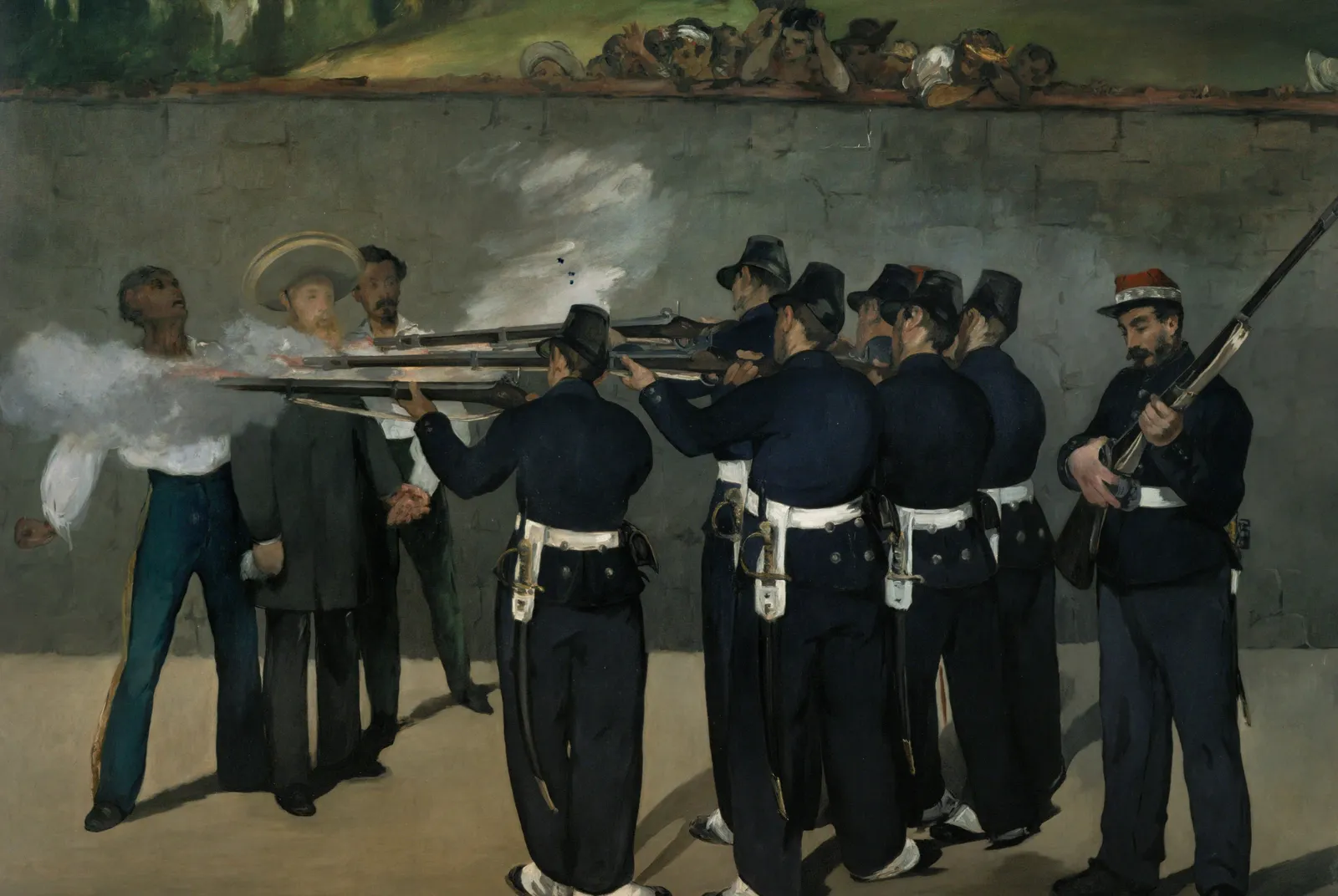 De executie van keizer Maximiliaan – Édouard Manet