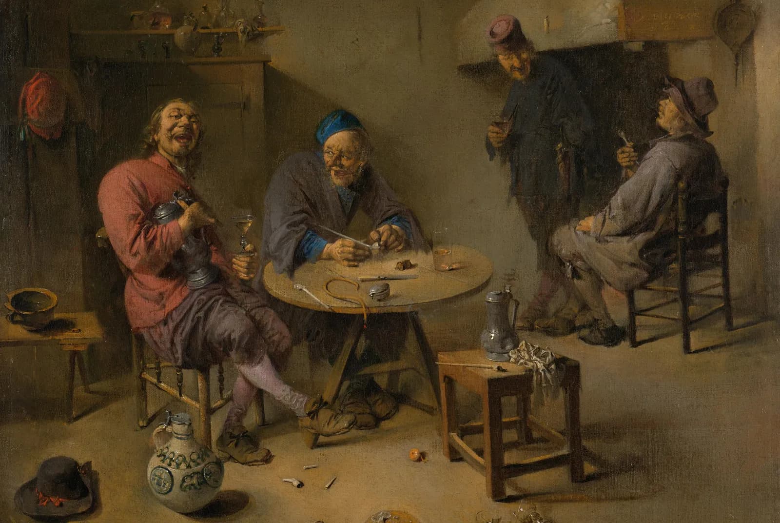 De gelagkamer – Abraham Diepraam