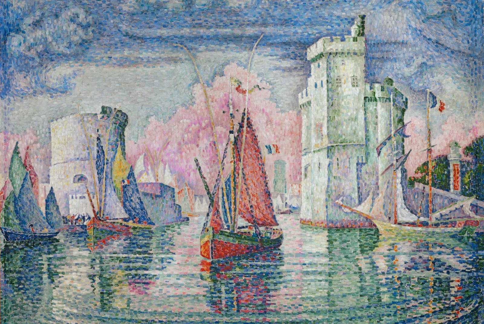 De haveningang van La Rochelle – Paul Signac