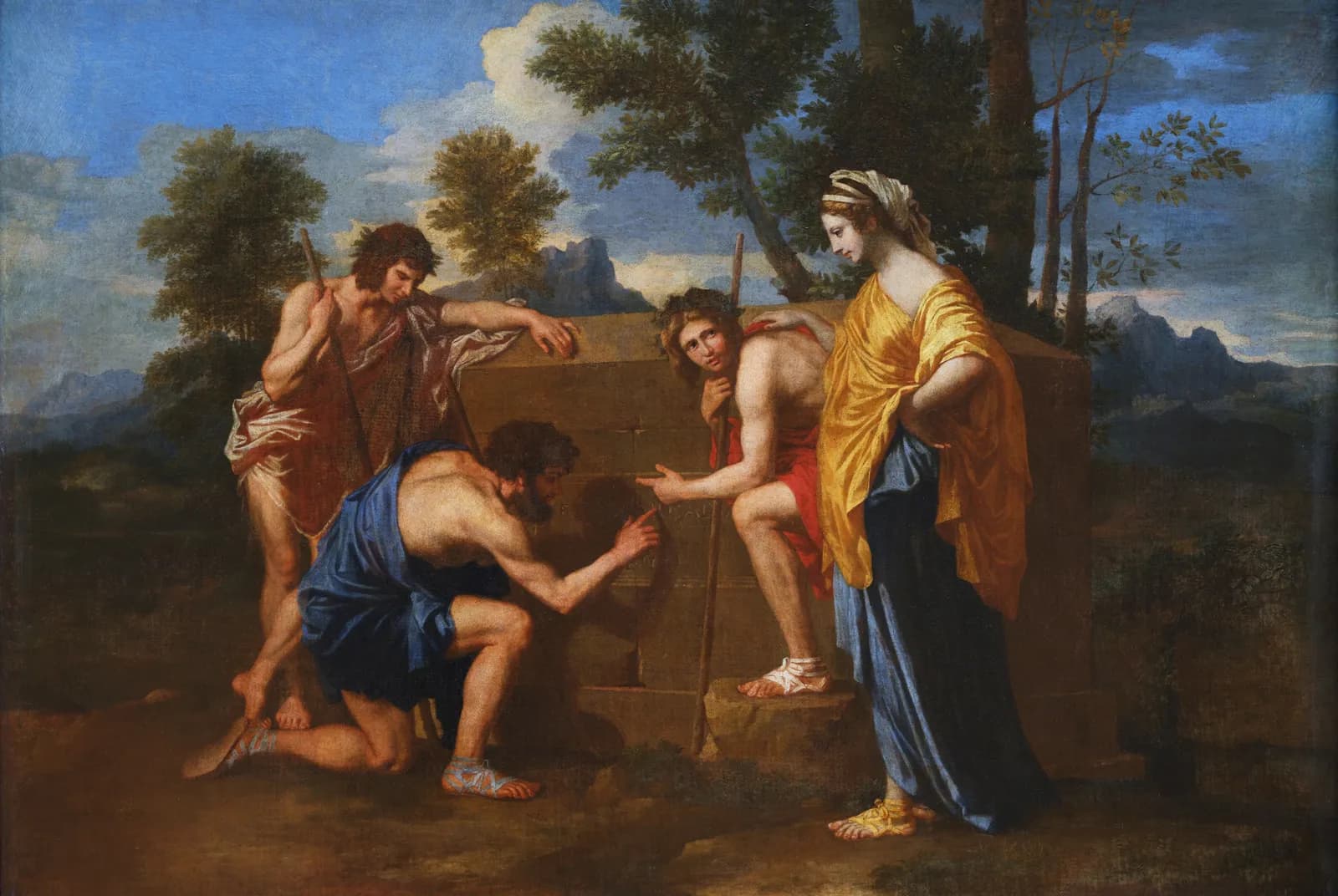 De herders van Arcadië – Nicolas Poussin