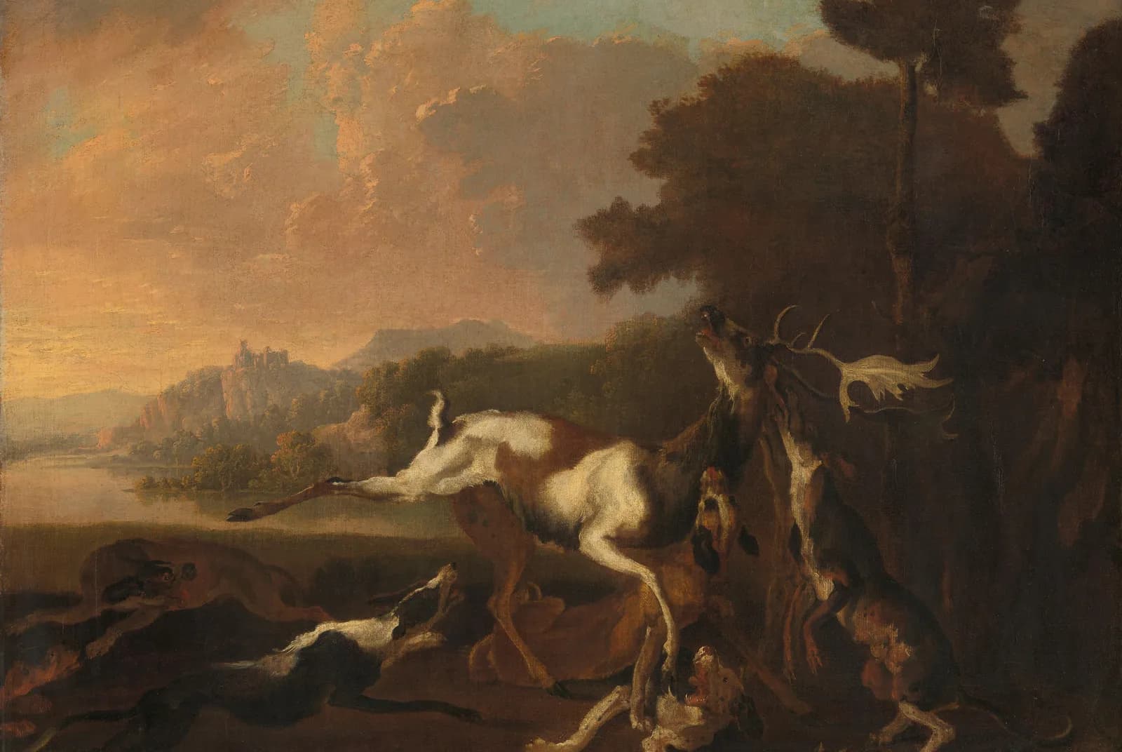 De hertenjacht – Abraham Daniëlsz. Hondius