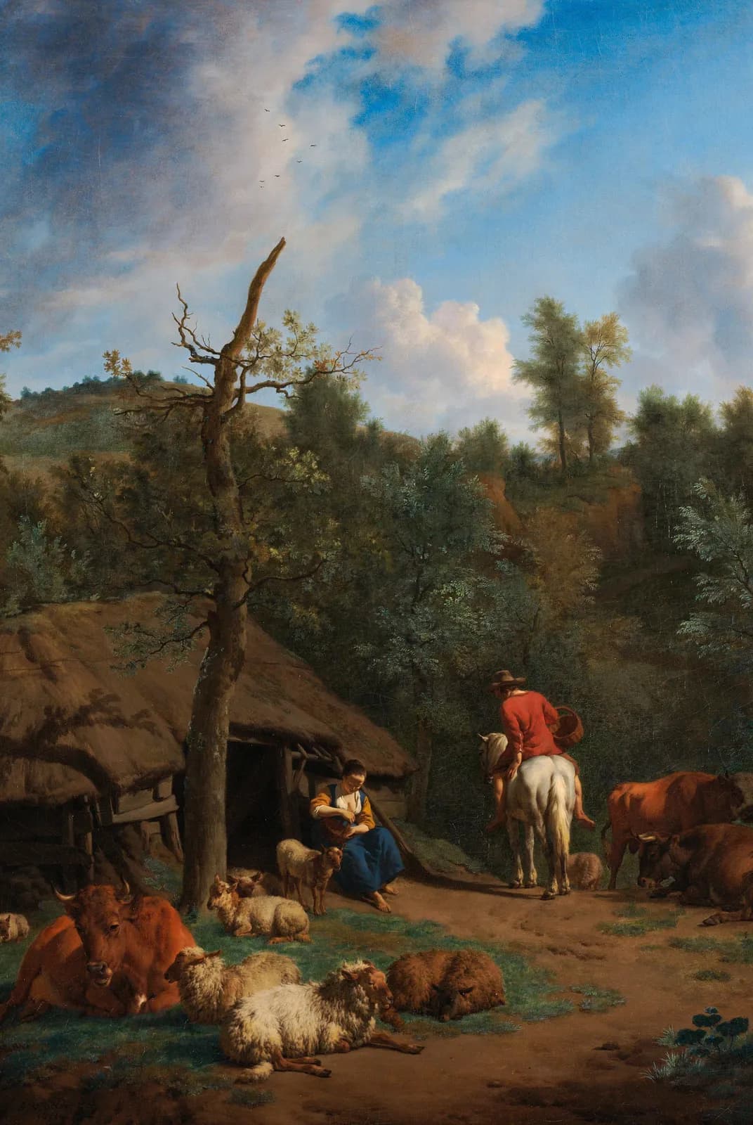 De hut – Adriaen van de Velde