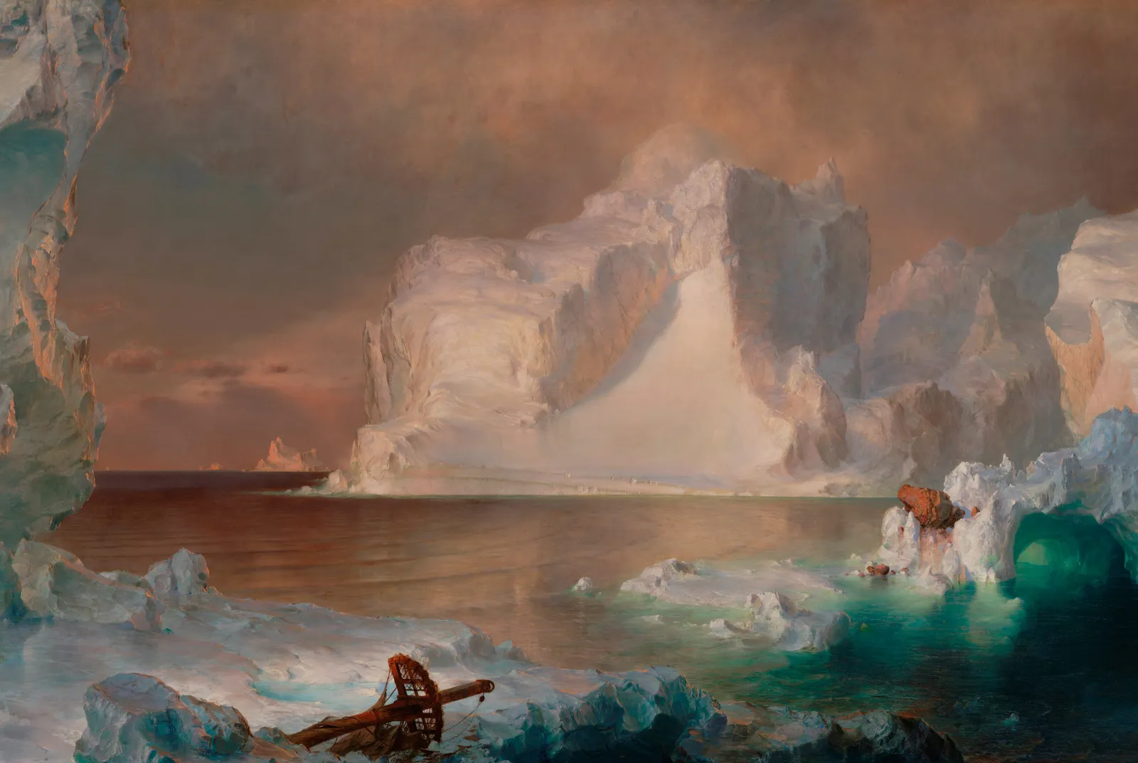 De ijsbergen – Frederic Edwin Church