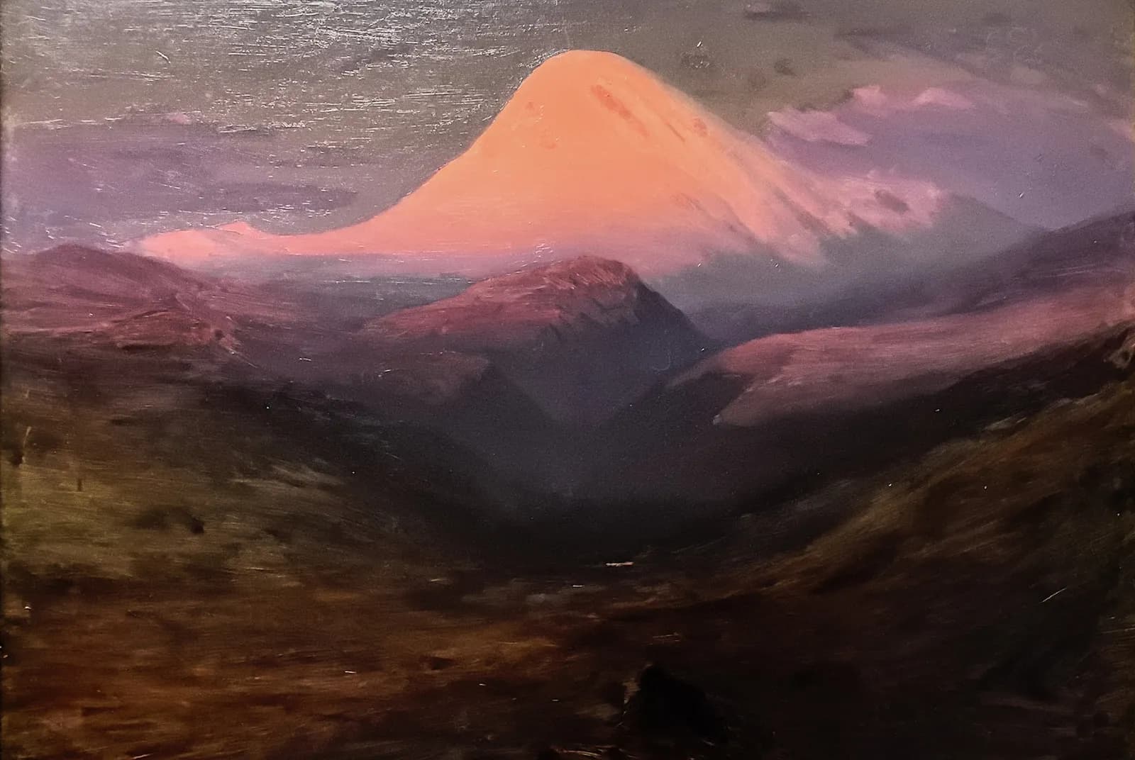 De Kazbek in de avond – Arkhip Kuindzhi
