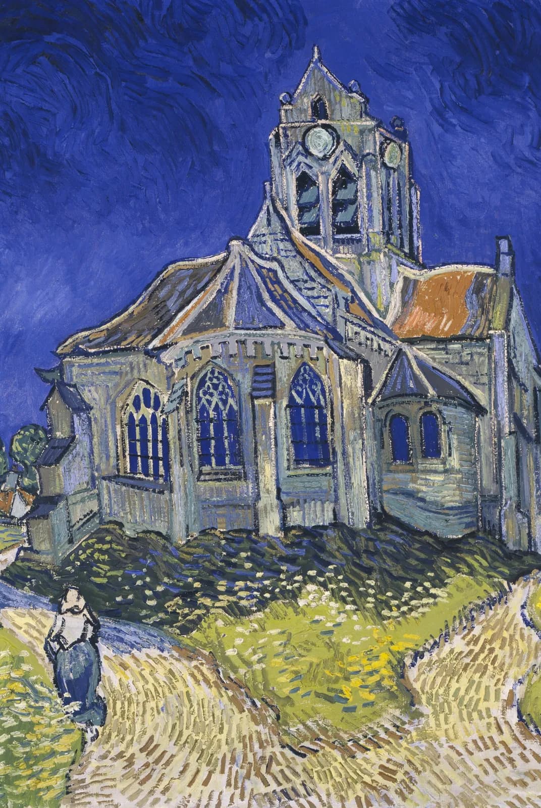 De kerk van Auvers-sur-Oise – Vincent van Gogh